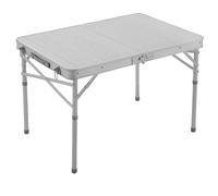 Adjustable Height Aluminum Folding Table, Portable Outdoor Picnic & Camping Table with Handle, Silver 86x60cm for Gatherings, Dorms & BBQs - & Lightweight