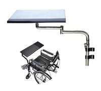 Adjustable Height and Distance Ergonomic Wheelchair Desk with Removable Lap Tray for Eating, Reading, and Resting