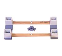 Adjustable Height and Width Bed Raisers - 914 1460mm Width - Linked Bed Raiser