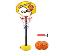 Adjustable Height Basketball Hoop Toy - Portable Basketball Stand with Durable Board and Ball Included, Designed for Practice and Fun Play Time at Home or at Home