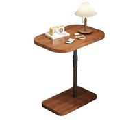 Adjustable Height C Table 360° Swivel End for Couch & Bed Compact Side Small Spaces Perfect Coffee TV Dinner Versatile Stylish