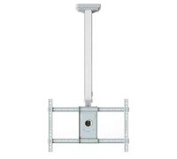 Adjustable Height Ceiling TV Mount, 360° Aluminum Alloy LED Stand,Telescoping LCD Lift, For 40-65 Inch Flat Screen, Pole Holds Up To 45kg, Max VESA 600x400MM