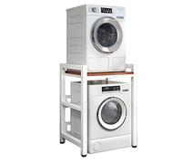 Adjustable Height Dryer Stand Stacking Kit for Front Load Washing Machines & Tumble Dryers Over Washer Storage Rack with 400KG Capacity Efficient Laundry nization