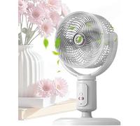 Adjustable Height Fan, Ultra Quiet 3d Pedestal | Portable Standing Oscillating