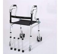Adjustable Height Folding Rollator Walking e for Elderly and Disabled, Lightweight Aluminium