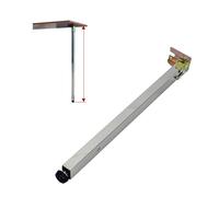 Adjustable Height Folding Table Legs, Stainless Steel Support for Kitchen Cabinets, Camping Tables, and Mobile Dining