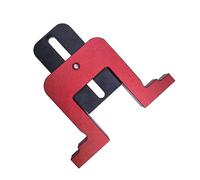 Adjustable Height Gauge for Woodworkers Featuring High Contrast Marking Red and Black Finish Portable Height Measurement Tool