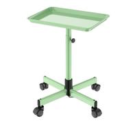 Adjustable Height Hairdressing Trolley with 4 WheelsSalon Equipment for Barbershop & Hair Salon (Green) Stylish & Functional Hair Styling Cart
