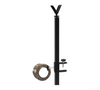 Adjustable Height Hunting Rest Metal Black Adjustable Height | Improves stability, increases hit rate, frees hands before shot, essential gear