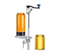 Adjustable Height Industrial Can Opener, Heavy Duty Manual Bench Opener with Stainless Steel Blade for Big Cans, Commercial & Home Use Silver 48cm/18.5in