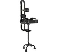 Adjustable Height Knee Walker for Hands-Free Mobility, Ideal for Broken Ankle Recovery and Easy Movement on Stairs