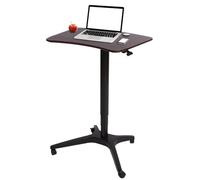 Adjustable Height Laptop Standing Rolling Sit-Stand Cart Portable Lectern for Home Office omic le Desk for Remote Work