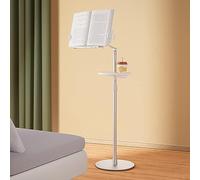 Adjustable Height Lectern Podium Stand with Storage Tray for Church, Weddings, Speeches - Portable Teacher Desk
