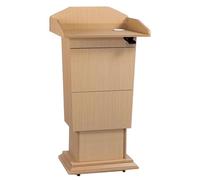Adjustable Height Lectern Stand for Presentations, Church Services, and Classroom Use