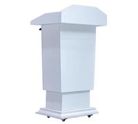 Adjustable Height Lectern Stand for Presentations, Church Services, and Classroom Use