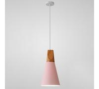 Adjustable Height Macaron Color Pendant Light - Nordic Style Minimalist Metal Single Head Chaner for Bar, Dining Room, Coffee Shop