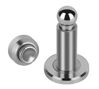 Adjustable Height Magnetic Door Stopper,Magnetic Door Stop, Stainless Steel Door Holder with Wall&Floor Mounted