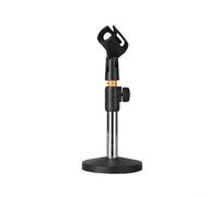 Adjustable Height Microphone Bracket Perfectly Suited for Streaming, Podcasting, and Online Meetings (Silver)