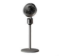Adjustable Height Pedestal Fan 58-80cm 3 Speed USB Powered Air Circulator Whisper-Quiet 20dB Operation for Bedroom Comfort Grey White(Grey)