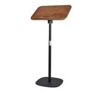 Adjustable Height Portable Lectern Stand with Lined Reading Surface - Easy Assembly for Church, School, and Public Speaking