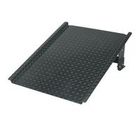 Adjustable Height Ramp for Barrel Bunds & Kerbs - Heavy Duty Steel - Tread Plate