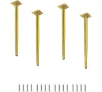 Adjustable Height Replacement Support Legs, Furniture Feet Heavy Duty Cabinet Legs, Cold Rolled Steel Furniture Legs Support with Screws, for Couch, Dresser, Cabinet, Bed