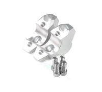 Adjustable Height Riser Clamp Motorcycle Handlebar Riser For ADV160 ADV350 160 2022 2023- Move Back Handle Bar Risers Drag Extension Lift 28MM(Silver)