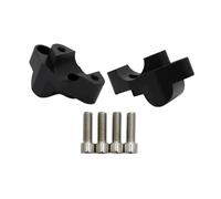 Adjustable Height Riser Clamp Motorcycle Handlebar Riser For CFMOTO 700MT Risers Up Accessories Clamp Mount Handle Bar Move Back Parts ADV 2024 2025(Black 1)