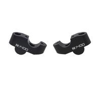 Adjustable Height Riser Clamp Motorcycle Handlebar Riser For NX400 NX500 2023- Risers Up Accessories NX 400 500 Clamp Mount Handle Bar Move(Black)