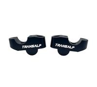 Adjustable Height Riser Clamp Motorcycle Handlebar Riser For TRANSALP XL750 XL 750 23-24 Risers Up Accessories Clamp Mount Handle Bar Move Back(Black)