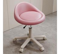 Adjustable Height Rolling Salon Stool, Saddle Chair with Back Support for Hairstylists and Office Tasks, Ergonomic Design, Rolling Task Chair