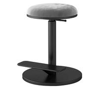 Adjustable Height Round Velvet Dressing Table Swivel Stool with Comfort Cushion Design for Elegant Home Decor