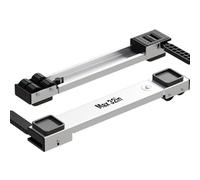 Adjustable-Height Rust Metal Device Casters, with Dimensions of 50×81 Cm, Suitable for Various Home Appliance Bases, Can Be Moved At Any Time, and the Color is White Dryers