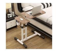 Adjustable Height Side Table 360° Swivel End Table for Couch Movable & Liftable Perfect for Living Room Bedroom & Office (Oak h Upgraded)