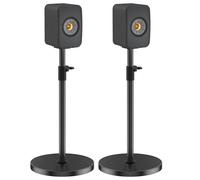 Adjustable Height Speaker Stands Pair for KEF LSX II Speaker Stand with Cable Management - Heavy Duty Surround Sound Speaker Stand for KEF LSX II Floor Stand Hold Up to 30LBS to Immersive Sound