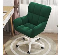 Adjustable Height Swivel Chair,Velvet Upholstered Armchair Modern Tufted Computer Chair,Ergonomic Task Chair for Home and Office Working or Studying