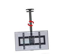 Adjustable Height Telescoping Ceiling TV Bracket - Ceiling TV Mount, Fits 37-85inch LCD Flat Screen TVs TV Stand, Wall TV Mount Bracket, Metal Expansion Screw Fixing