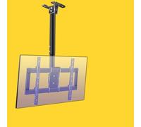 Adjustable Height Telescoping Ceiling TV Bracket, Ceiling TV Mount, Wall TV Mount Bracket, Fits 37-85inch LCD Flat Screen TVs, Metal Expansion Screw Fixing,1280-1750mm