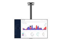 Adjustable Height Telescoping Ceiling Tv Bracket, Ceiling Tv Mount, Wall Tv Mount Bracket, Fits 37-85Inch Lcd Flat Screen Tvs, Metal Expansion Screw Fixing，Telescopic