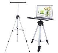 Adjustable Height Tripod Bracket, Sturdy Laptop Stand for Presentations, Home Cinema, Crafted From Aluminum Alloy and Steel, 4-level Height Adjustable, Hold Weight Up to 6KG with