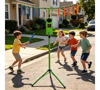 Adjustable Height Tripod Catch Stick Trainer Arcade Game with 5 Speed Modes, 6 Difficulty Levels, Digital Score Counter, LED Sounds, Remote Control
