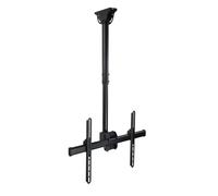 Adjustable Height TV Wall Mount Bracket, TV Ceiling Mount Bracket, Full Motion 360 Deg Rotation Tilting Swiveling, for Flat Panel LCD LED OLED Plasma TVs, Fits Up to 70 Inch TVs