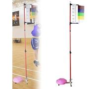 Adjustable Height Vertical Jump Tester, Jumping Test Assessment Tool, Stand-Alone Vertical Jump Tester Pole, Metal Gym School Vertical Leap Measurer, Physical Training Coordination