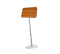 Adjustable Height Wooden Reading Stand with Pa Clips, le Desk, Floor Reading Support for Home Office & School (Color2, 70-142cm)