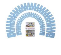 Adjustable Hemming Tool for Tailoring Double Hole Hemmer Ironing Thermal Resistant Up to 230°C None Deformation Adjustable Sewing Guide with Double Holes