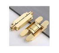 Adjustable Hidden Cross Hinge, 180 Degree Concealed Hinge for Wooden Invisible & Folding Doors, Secret Rooms