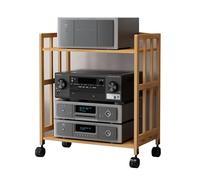 Adjustable HiFi o Stand - 2-5 Tier Ma Ste Conent Tower on Wheels, Ideal for Home Theater & o Systems, Versatile Equint Shelf for Optimal Sound Experience