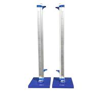 Adjustable High Jump Stands, 30-230 cm Competition Training Standards for School Athletics & Track and Field, Portable Movable Design with Easy Height Adjustment