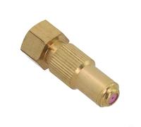 Adjustable High-Pressure Copper Agricultural Spray Nozzle for Farm Watering, Precision Spray Wand, Direct Flow Hose Nozzle, 16×41×8 mm(1.2 hole)