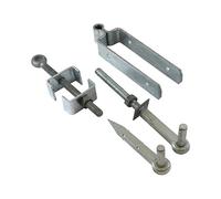 Adjustable Hinge Set - Hot Dipped Galvanised (Size 450mm - 1 Each) Timco Silver One Size